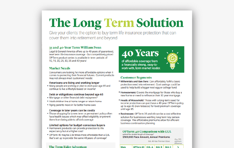 The Long Term solution